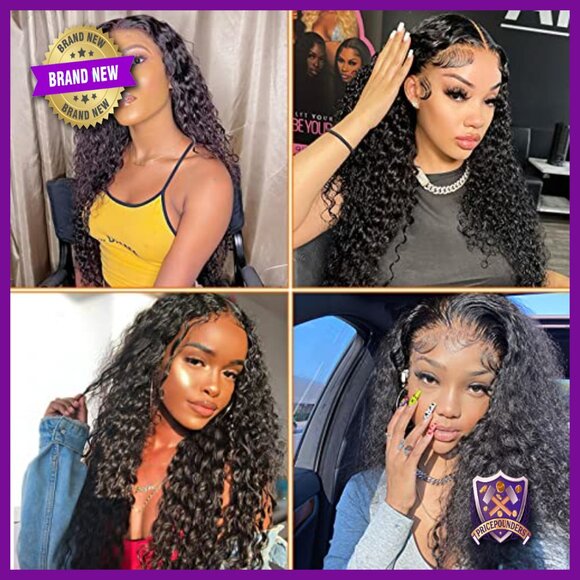 13x4 Deep Wave Lace Front Wig, 180 Density, Brazilian Virgin Human Hair main image 5